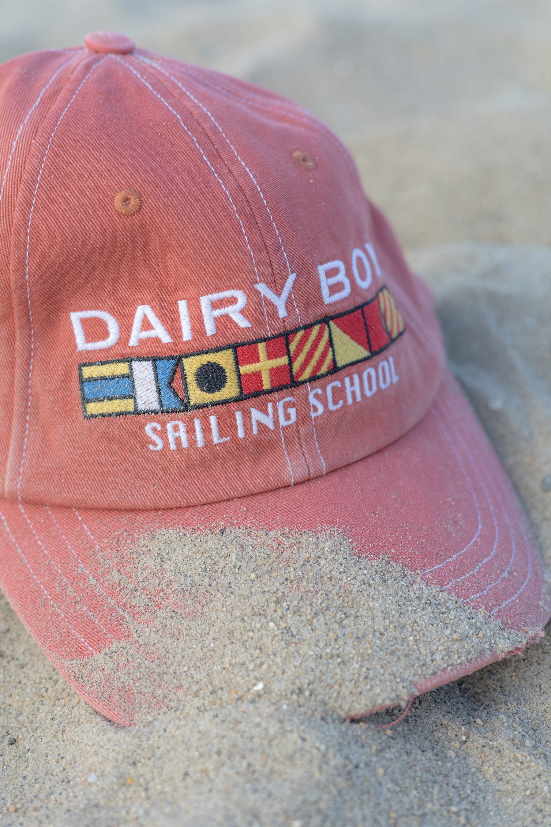 Sailing School Baseball Hat - Nantucket Red