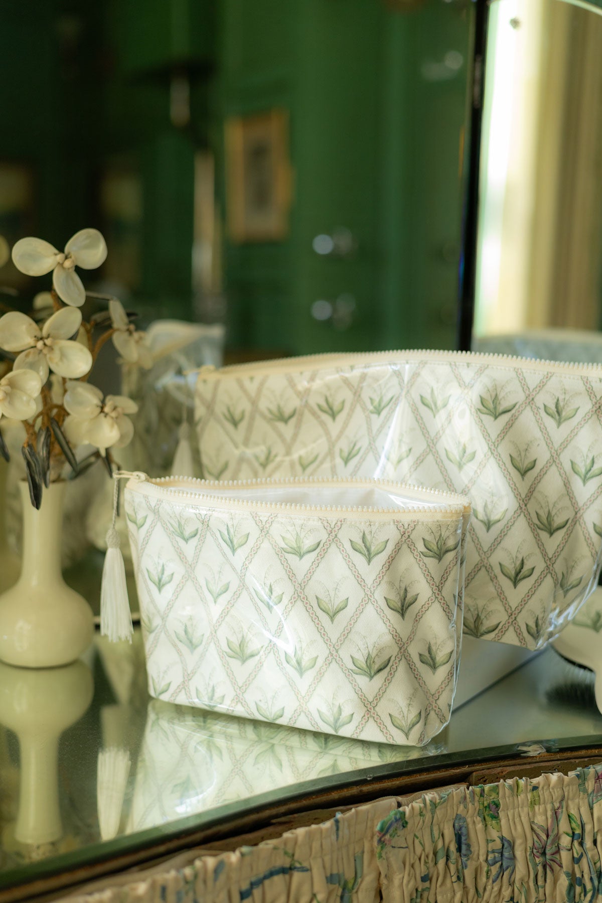 Lily of the Valley Makeup Bag - Lily of the Valley