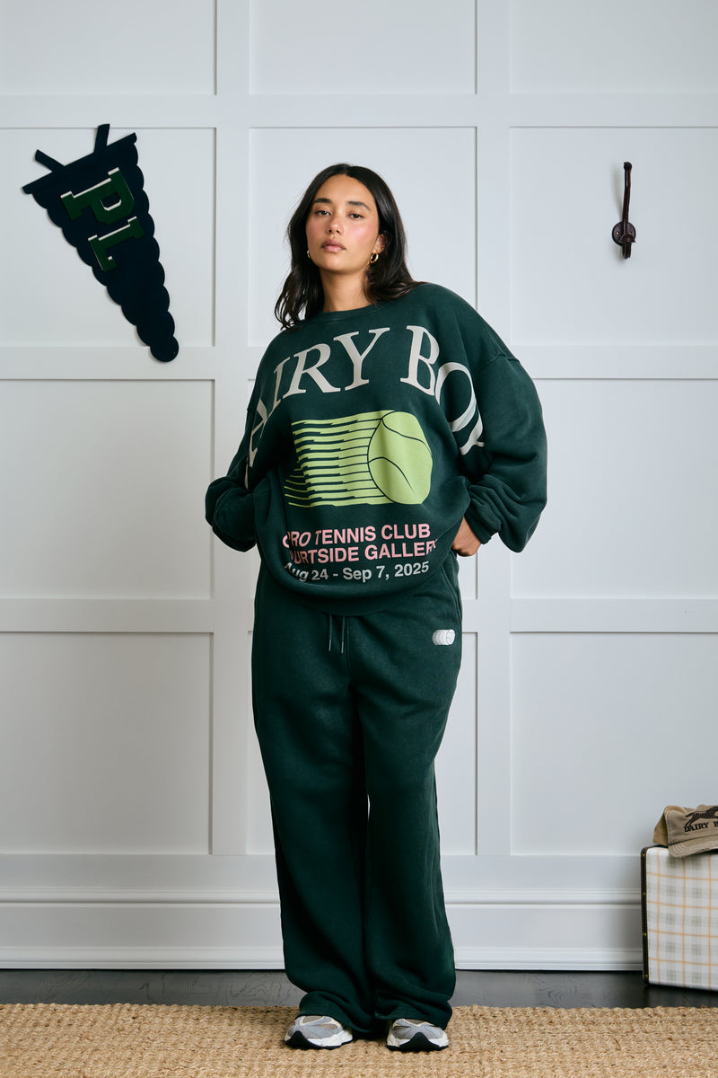 Straight Leg Sweatpant - Honeydew