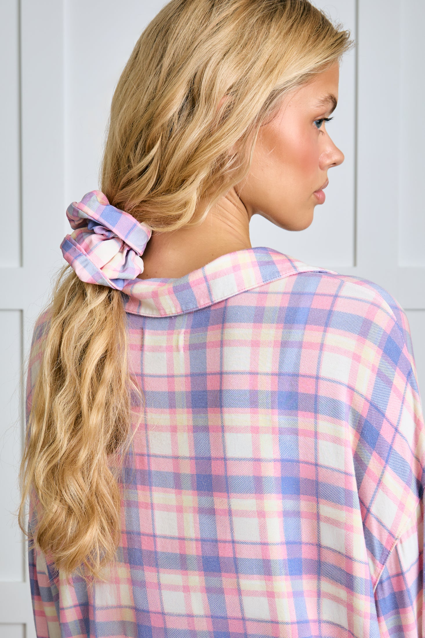 Garden Bed Scrunchie - Country Check
