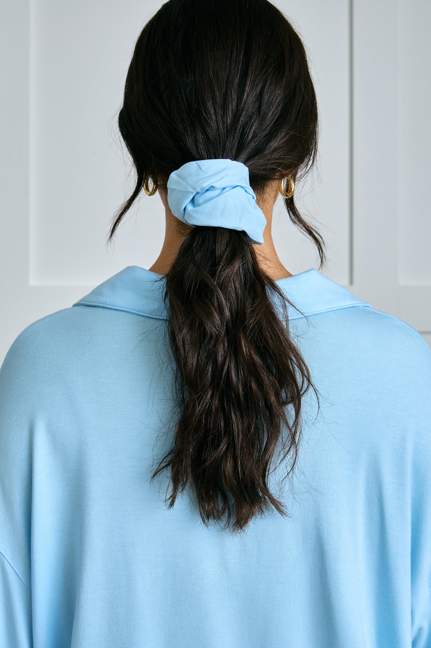 Garden Bed Scrunchie - Cool Blue