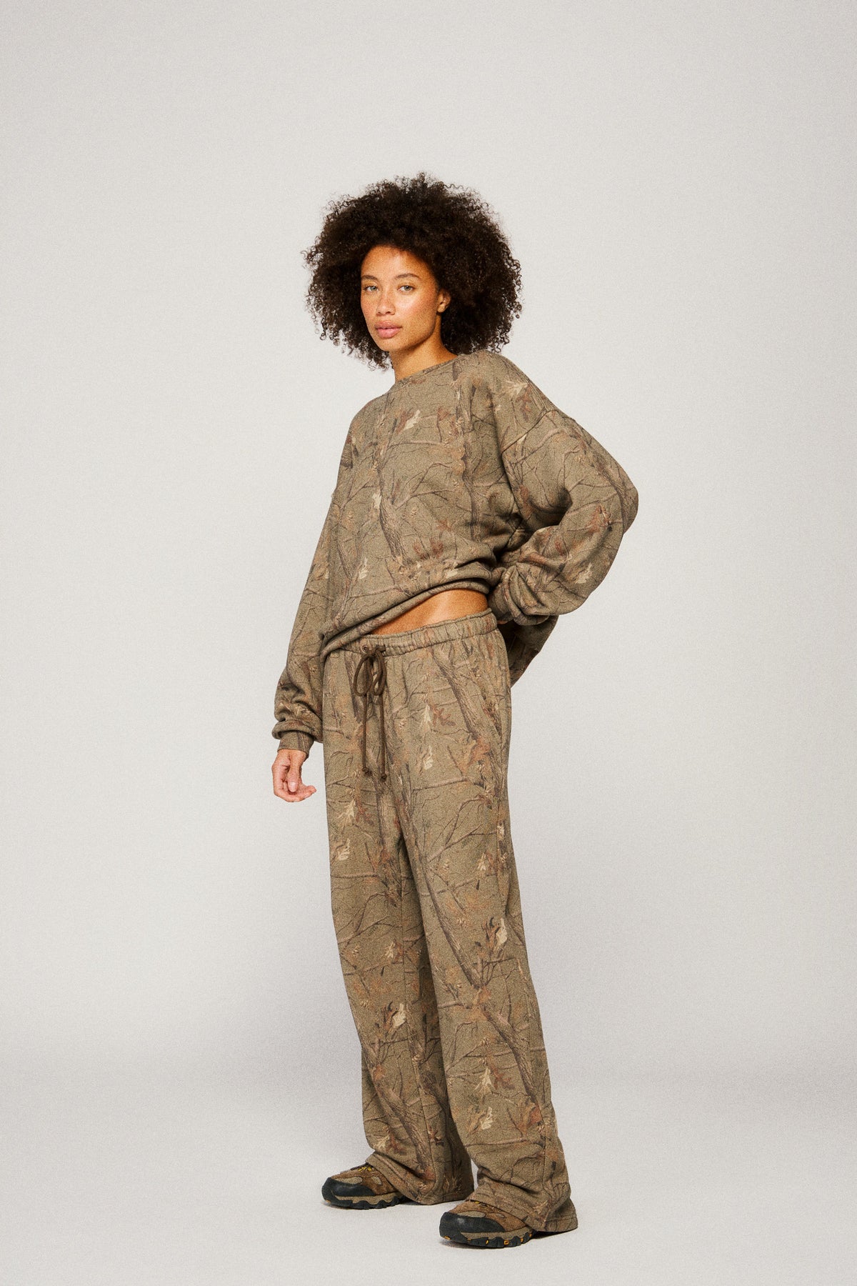 Straight Leg Sweatpant - Evergreen Camo