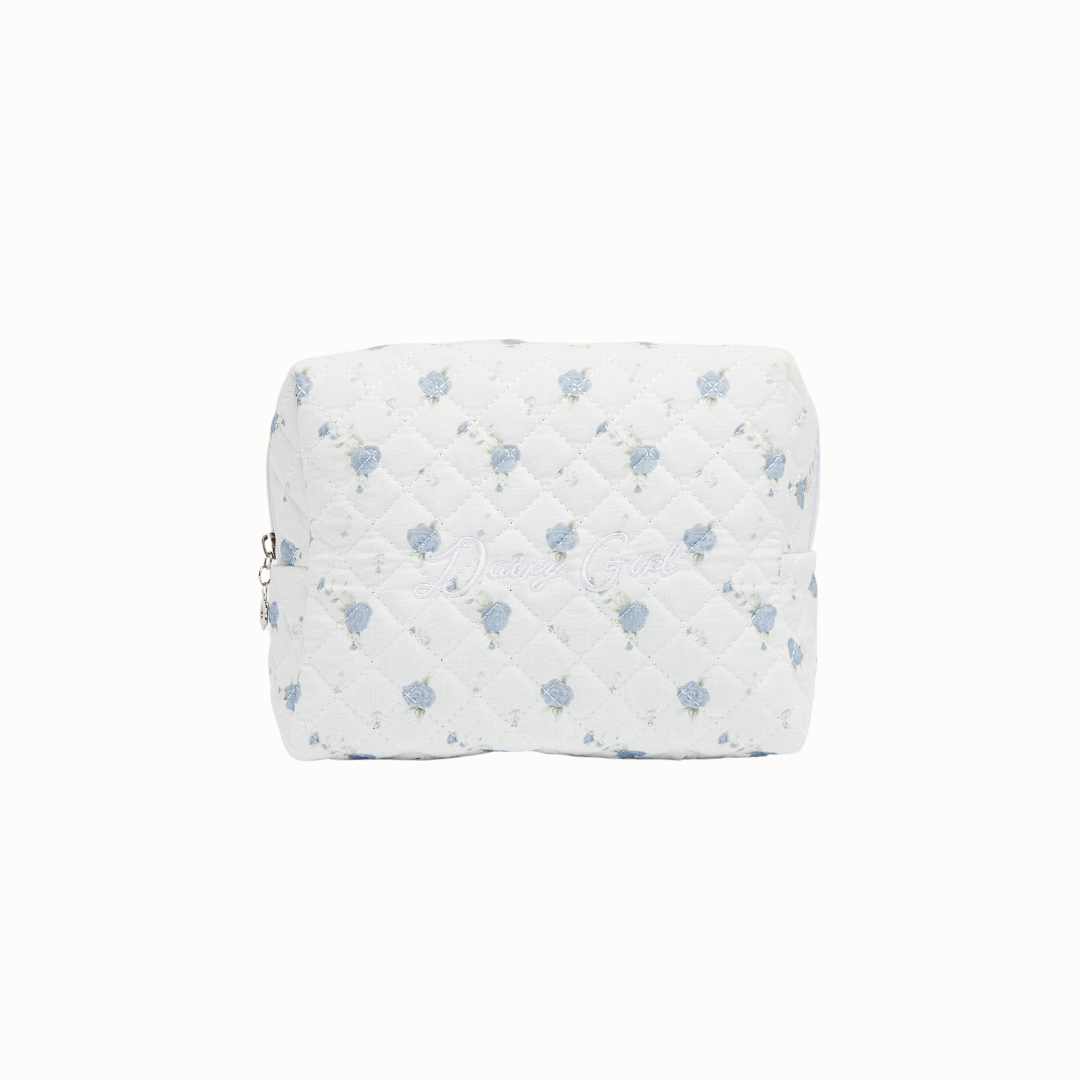 Blue Floral Pouch