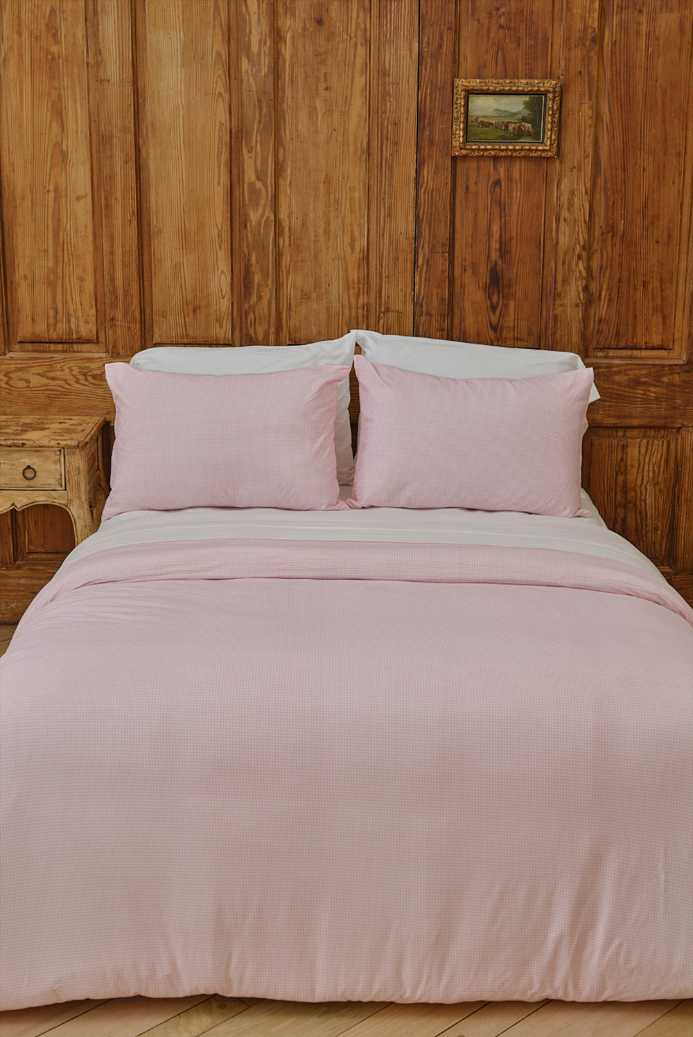 Farm Friends Bedding Kit - Pink Gingham