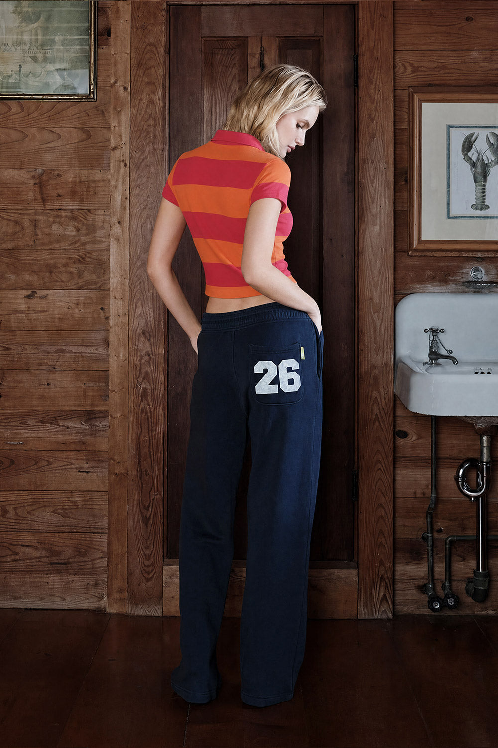 Straight Leg Sweatpant - Classic Navy