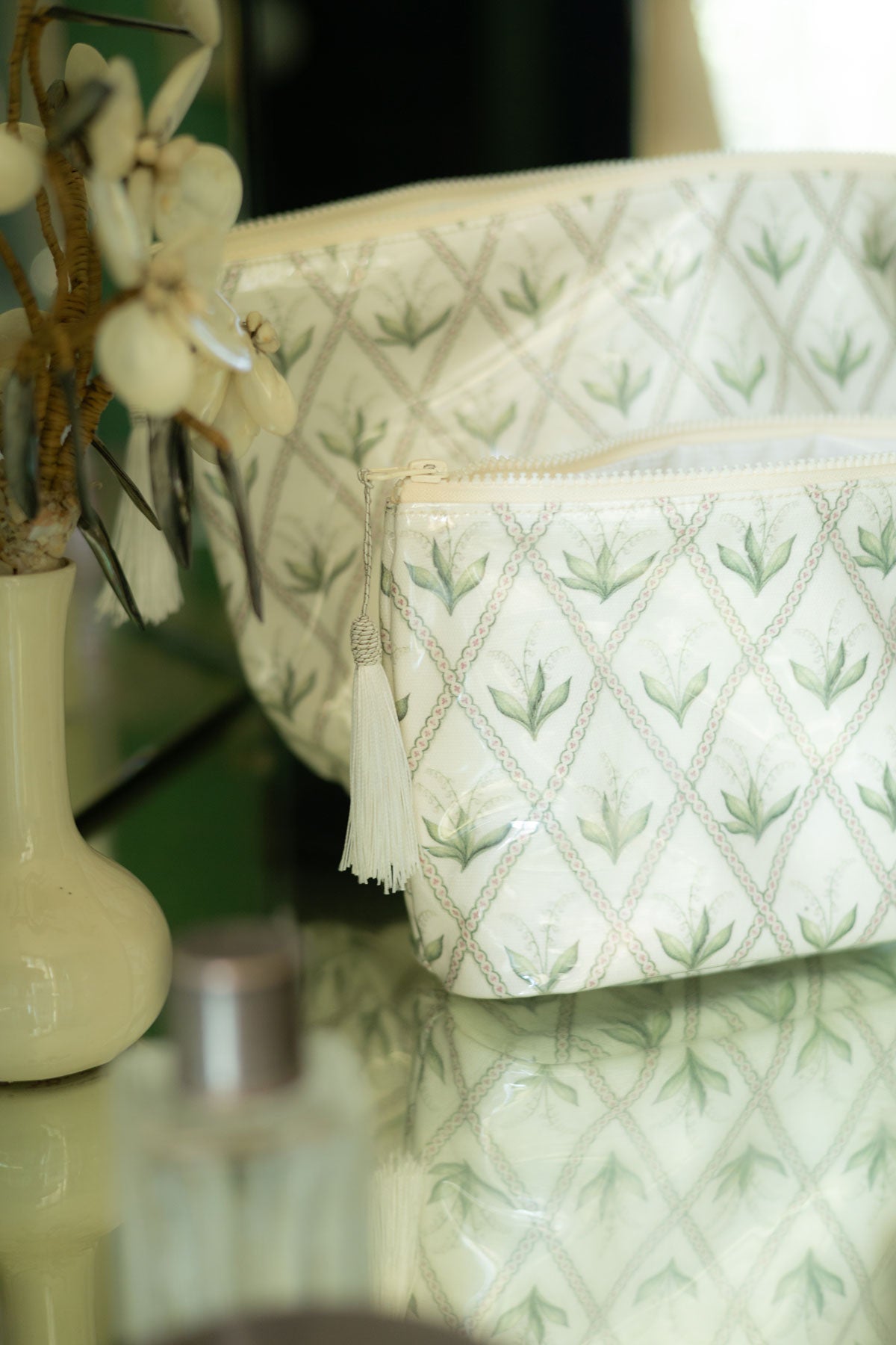 Lily of the Valley Makeup Bag - Lily of the Valley