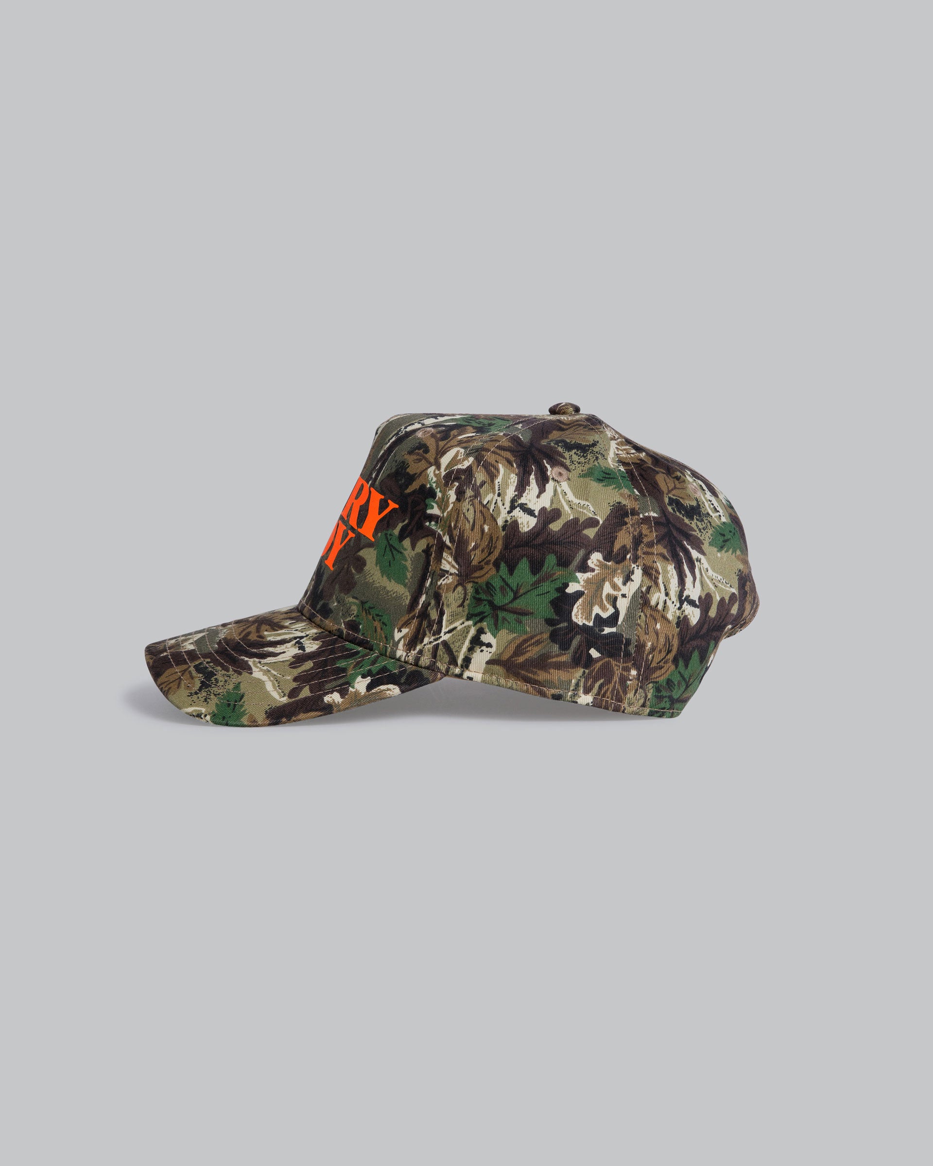 Camo Trucker Hat - Orange