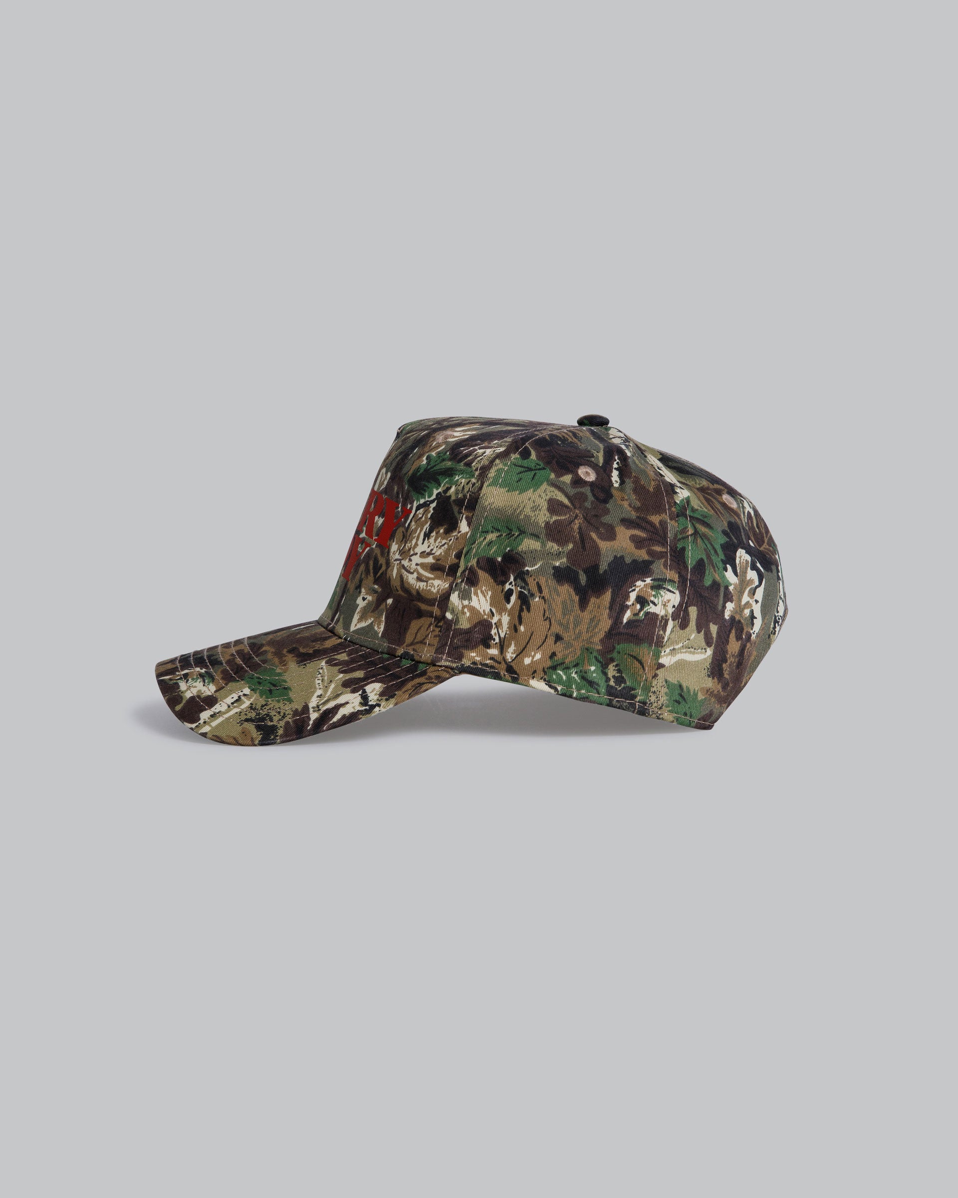 Camo Trucker Hat - Red