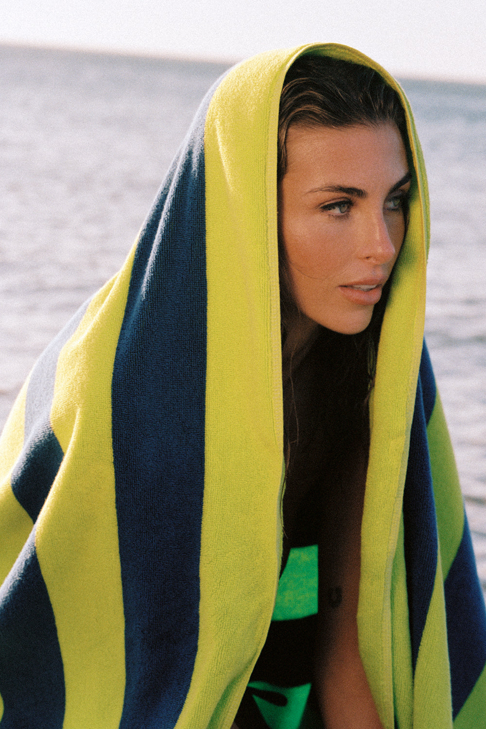 Shell & Sail Towel - Bluff Stripe