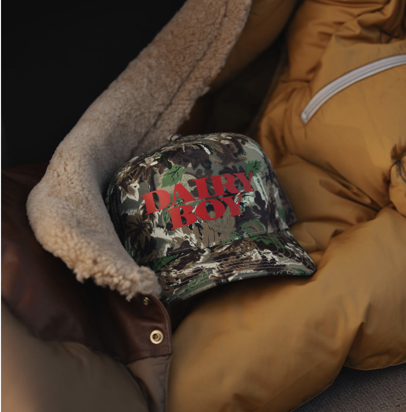 Camo Trucker Hat - Red