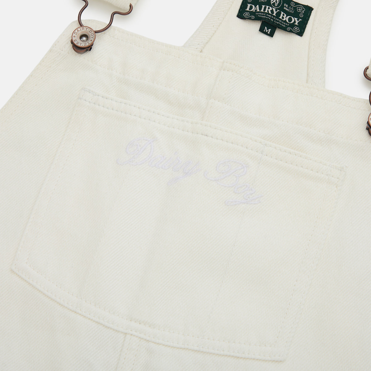 The Farm Overalls - White Rooster