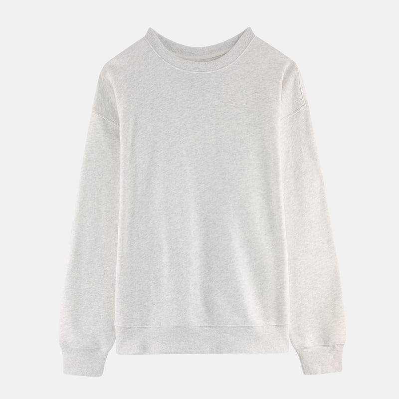 Milk Bottle Crewneck - Heather Grey