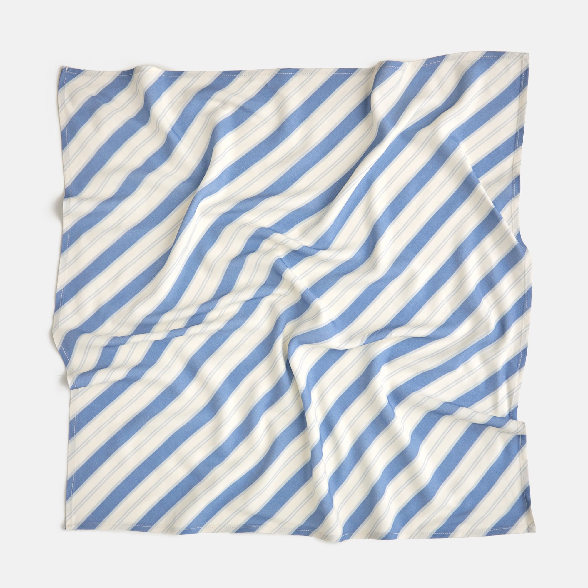 Garden Bed Head Scarf - Blue Pinstripe