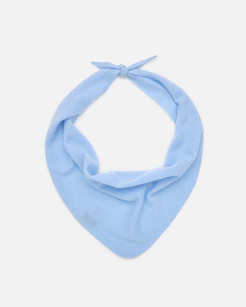 Cashmere Triangle Scarf - Bluebird