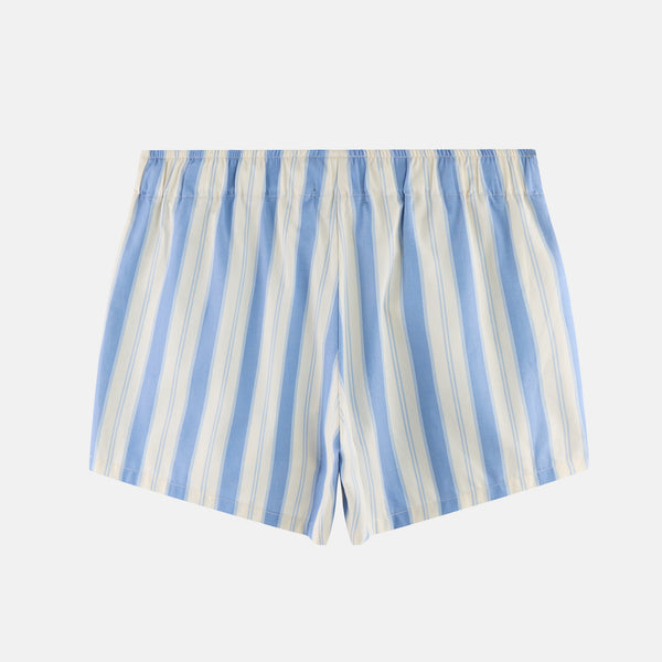 Garden Bed Boxer Shorts - Blue Pinstripe