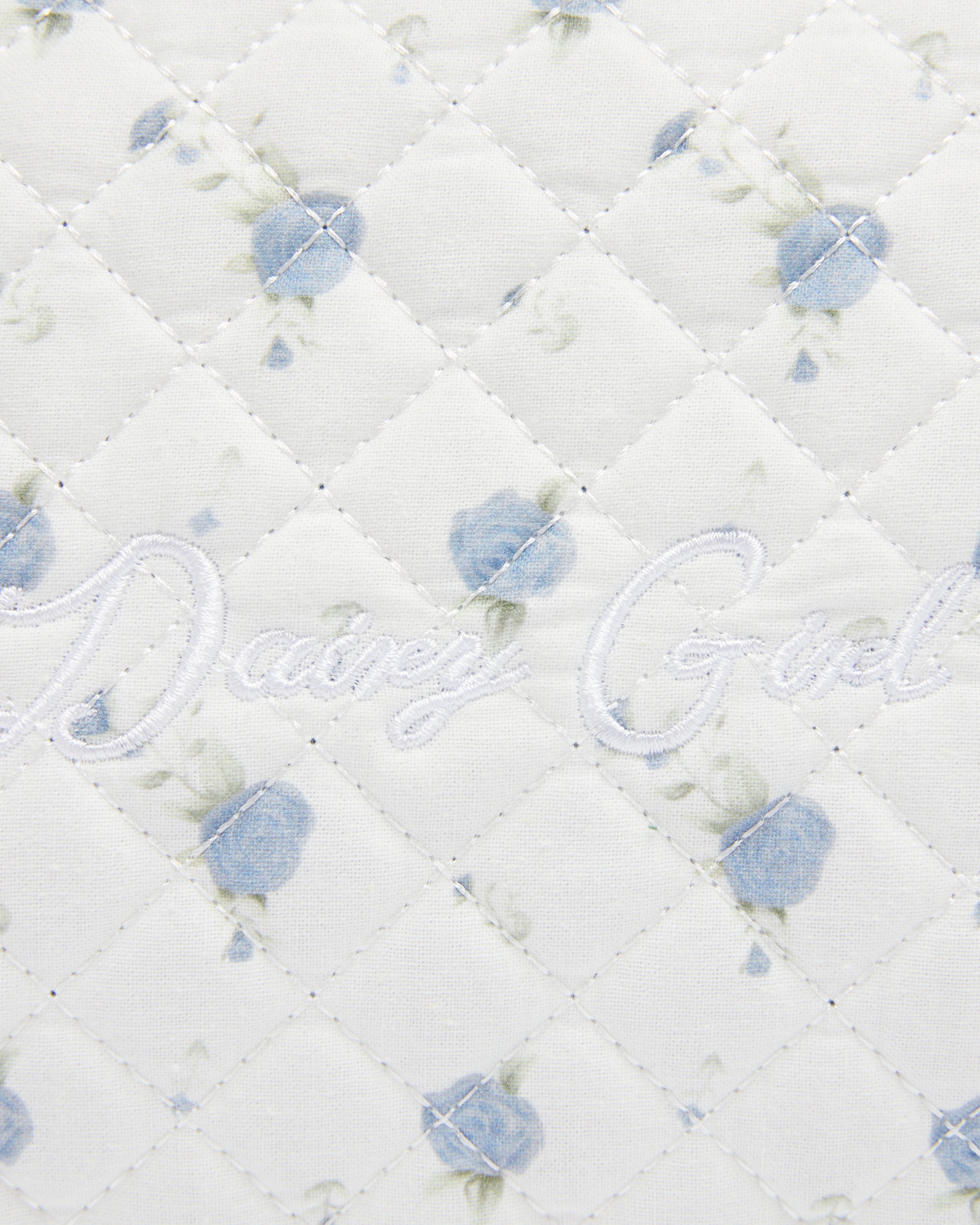 Blue Floral Pouch