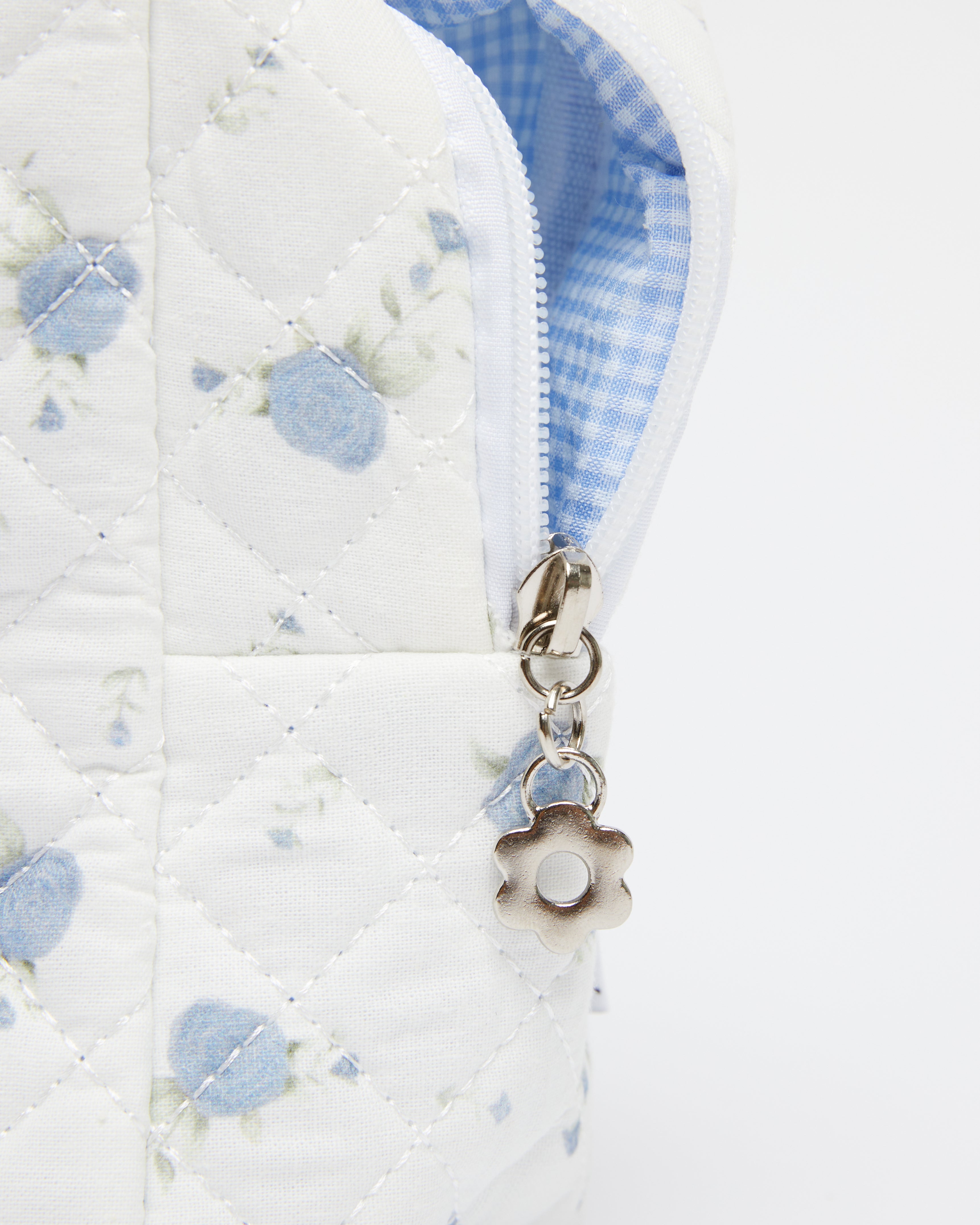 Blue Floral Pouch