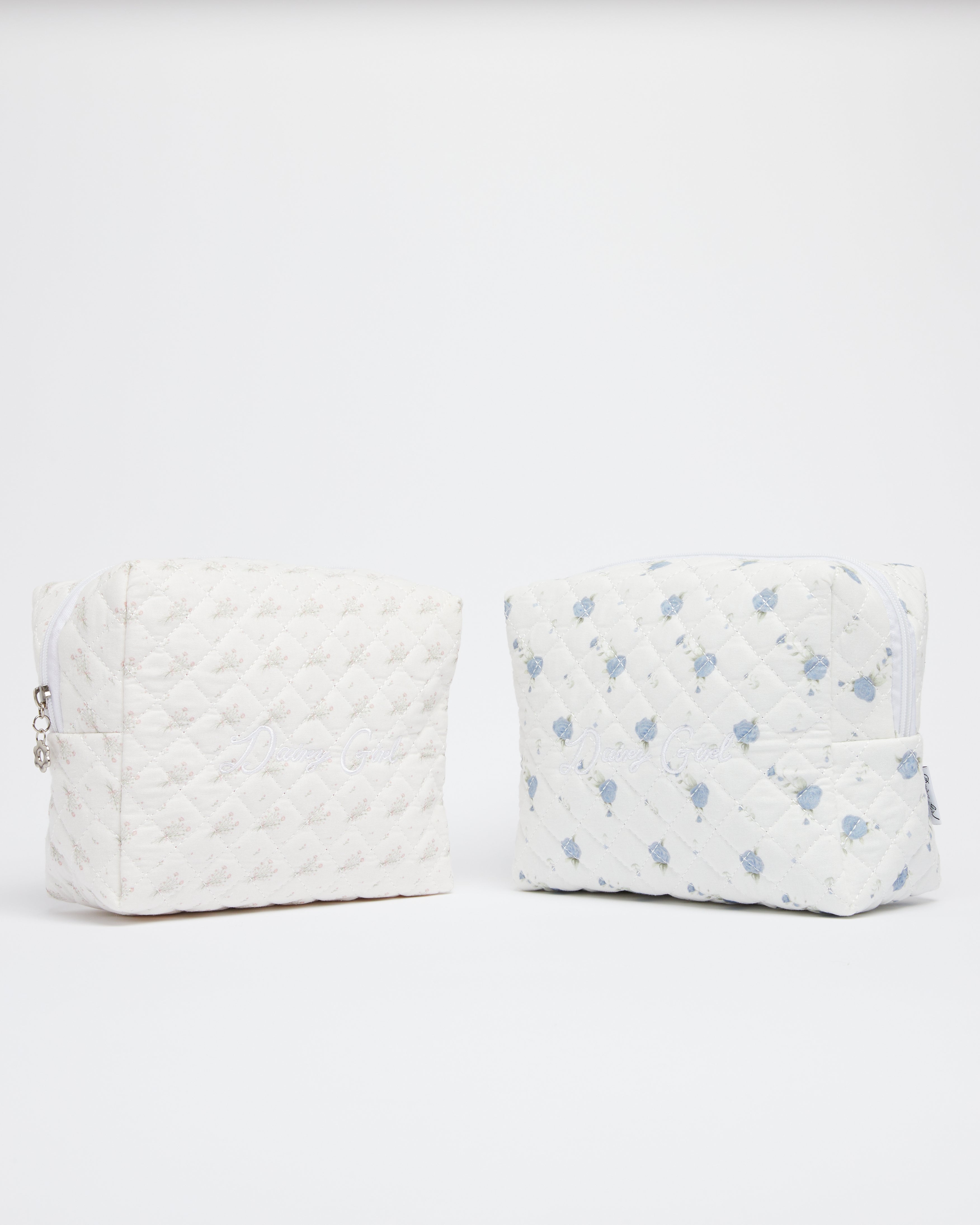 Blue Floral Pouch