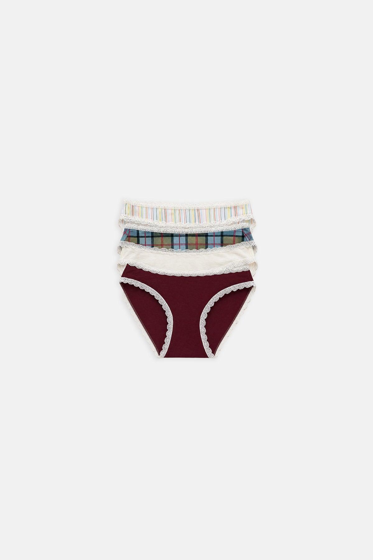 Cheeky Undie Pack - Scottish Plaid Multi