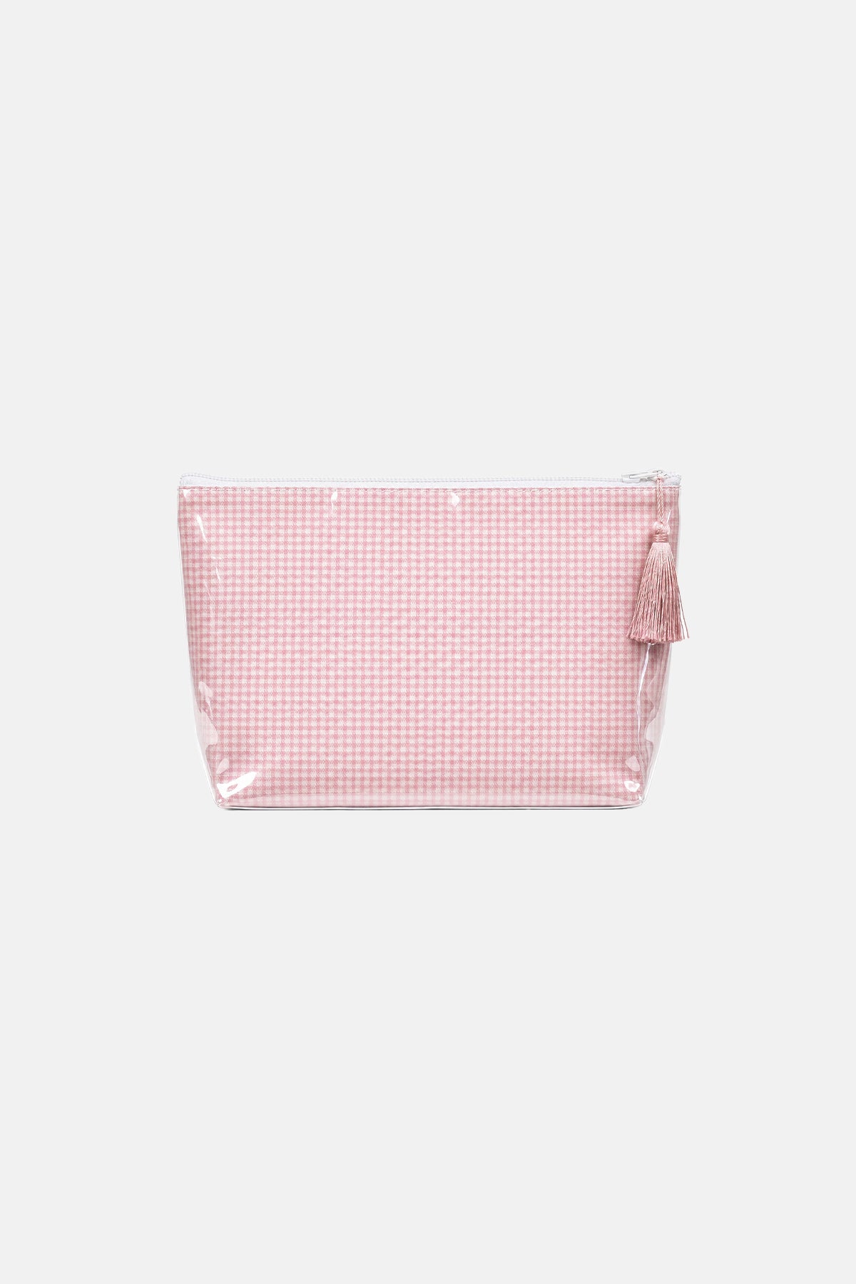 Farm Friends Makeup Bag - Pink Gingham