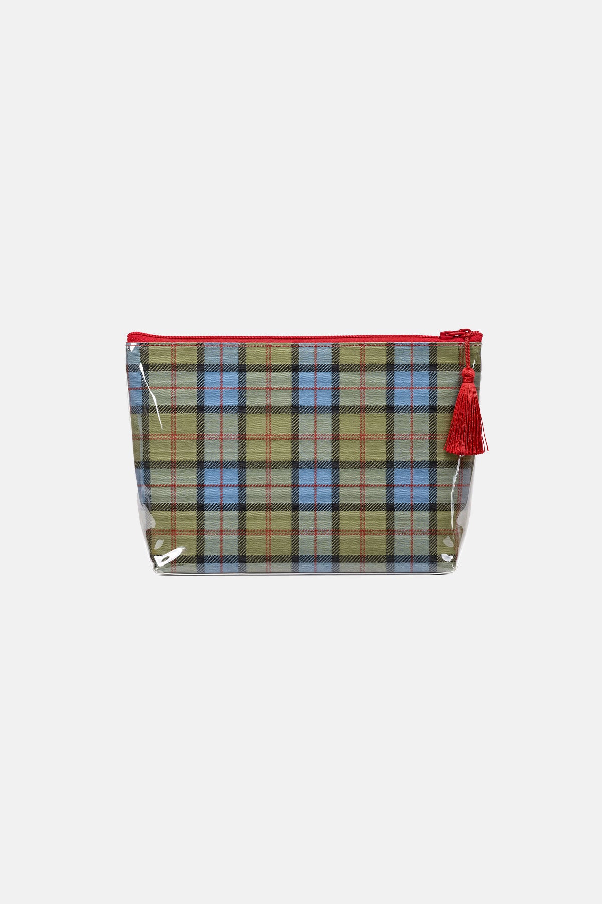 Farm Friends Makeup Bag - Scottish Plaid