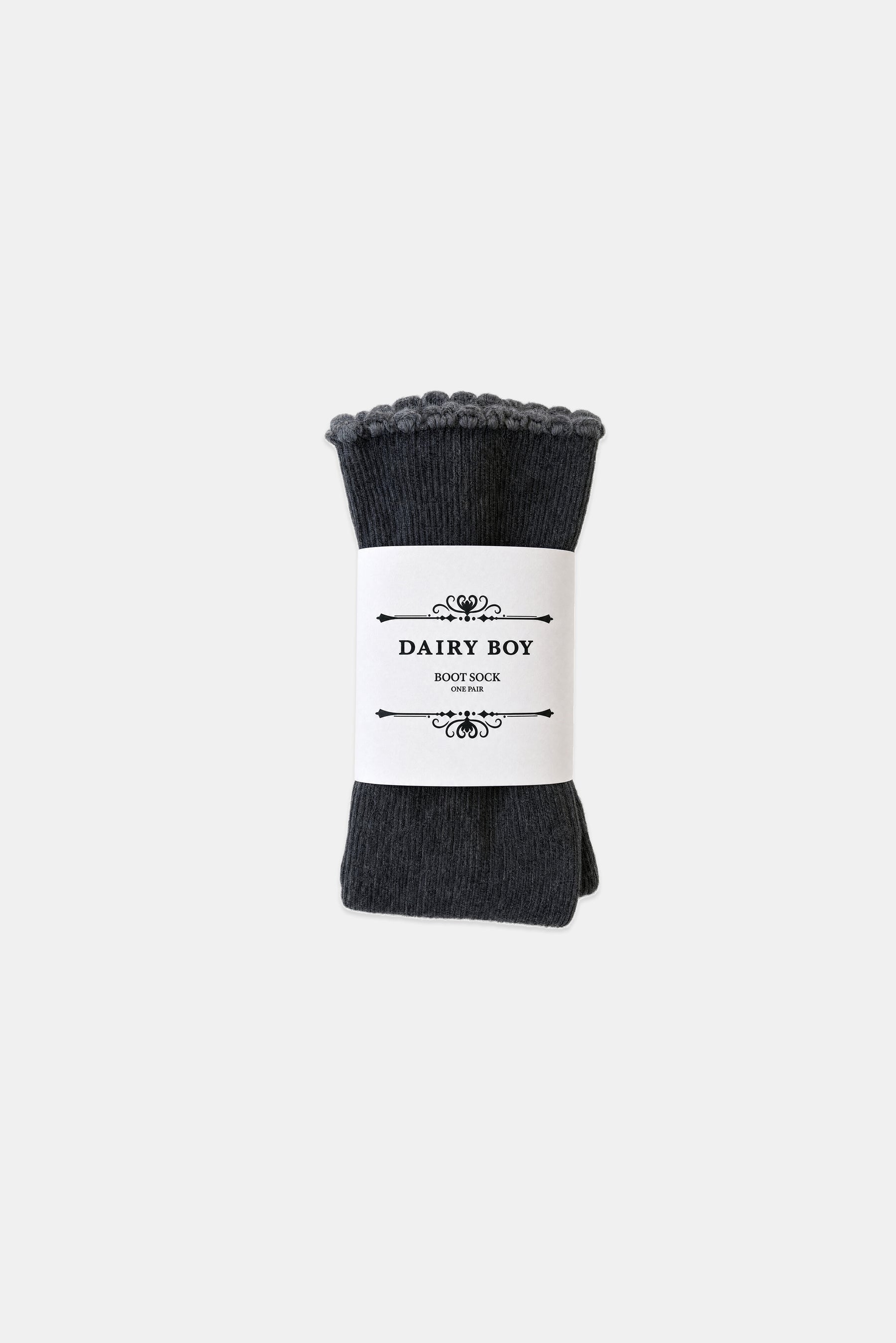 Boot Sock - Grey Lady