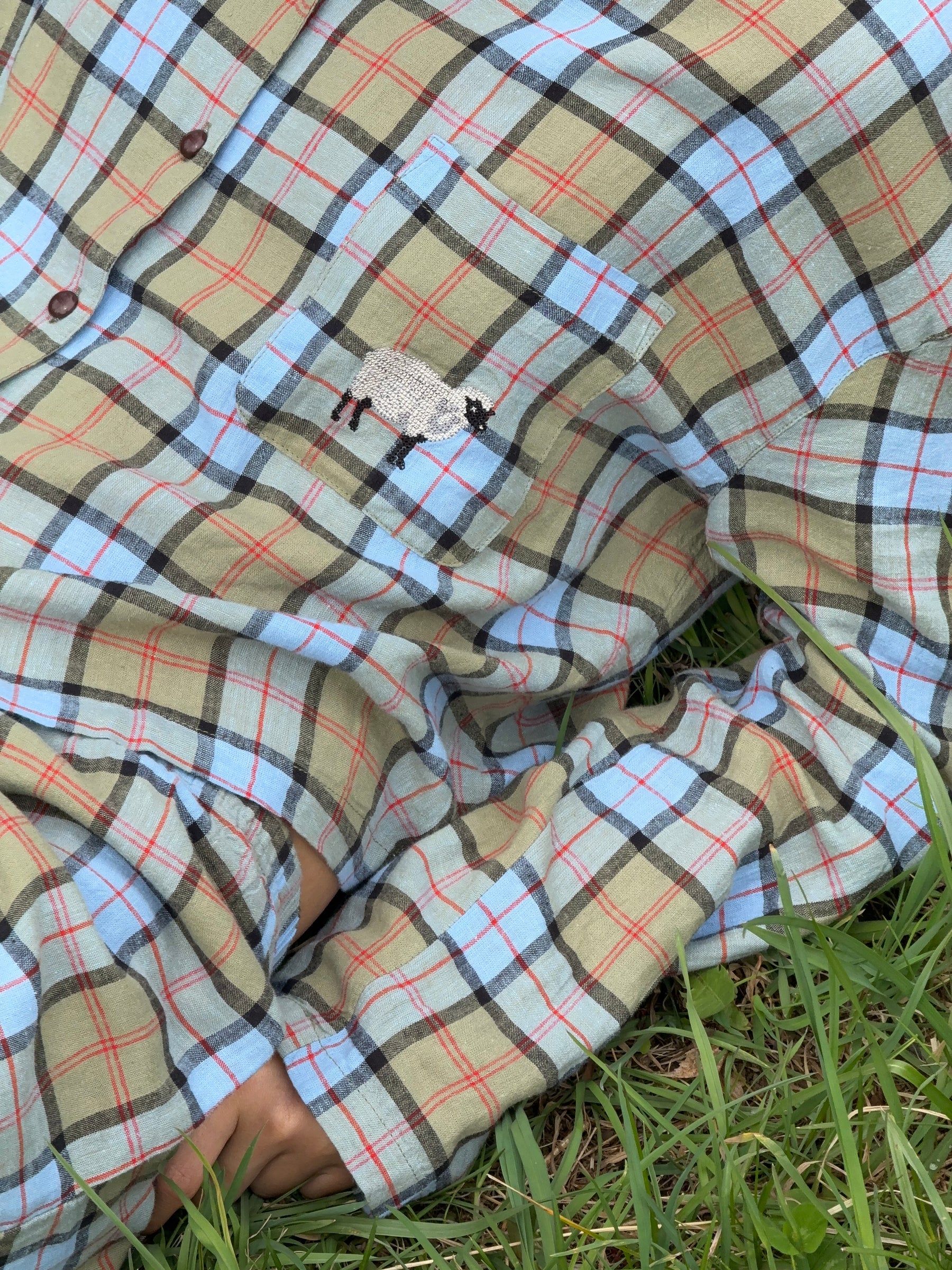 Farm Friends Sleep Set - Sheep in Scottish Plaid