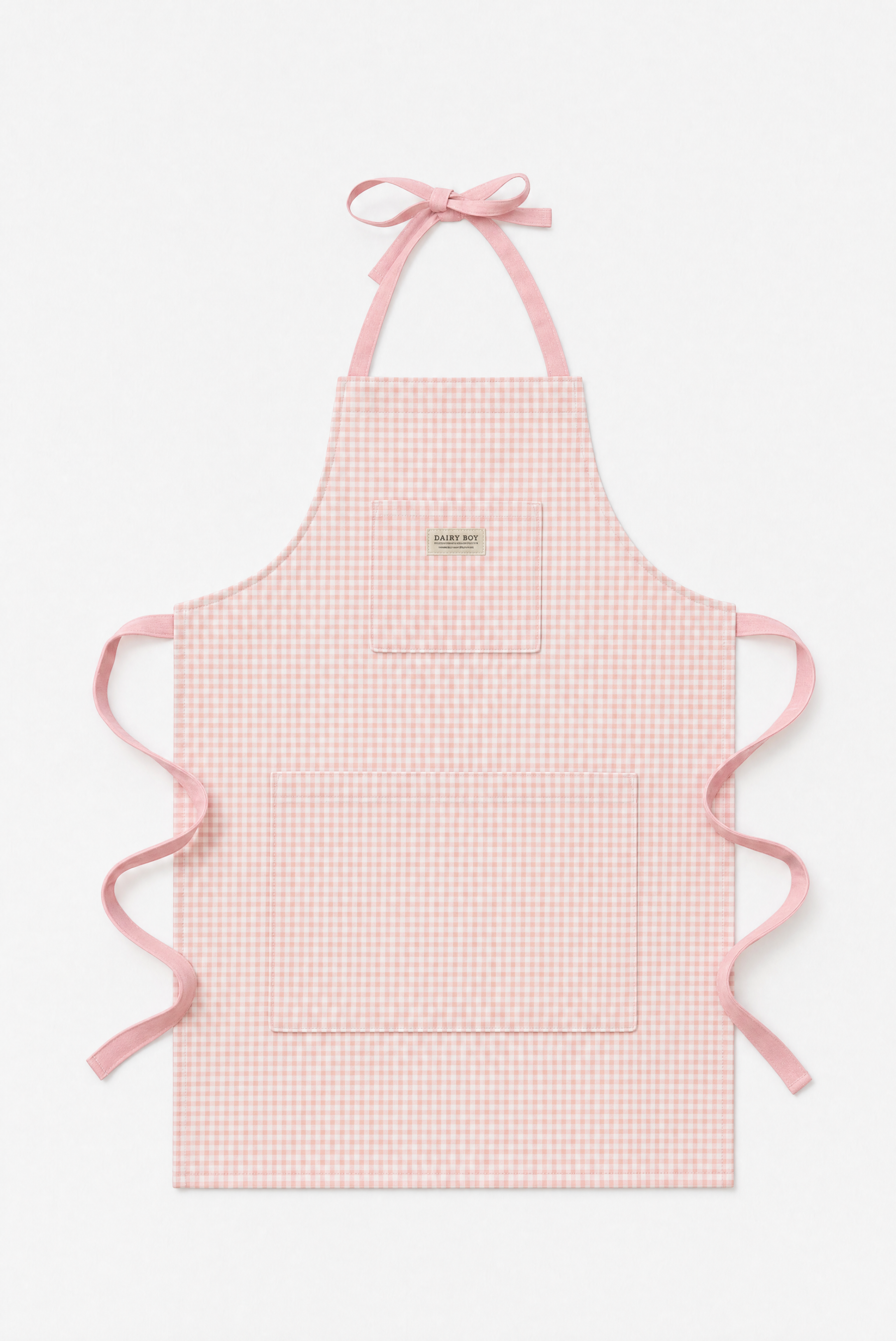 Farm Apron - Pink Gingham
