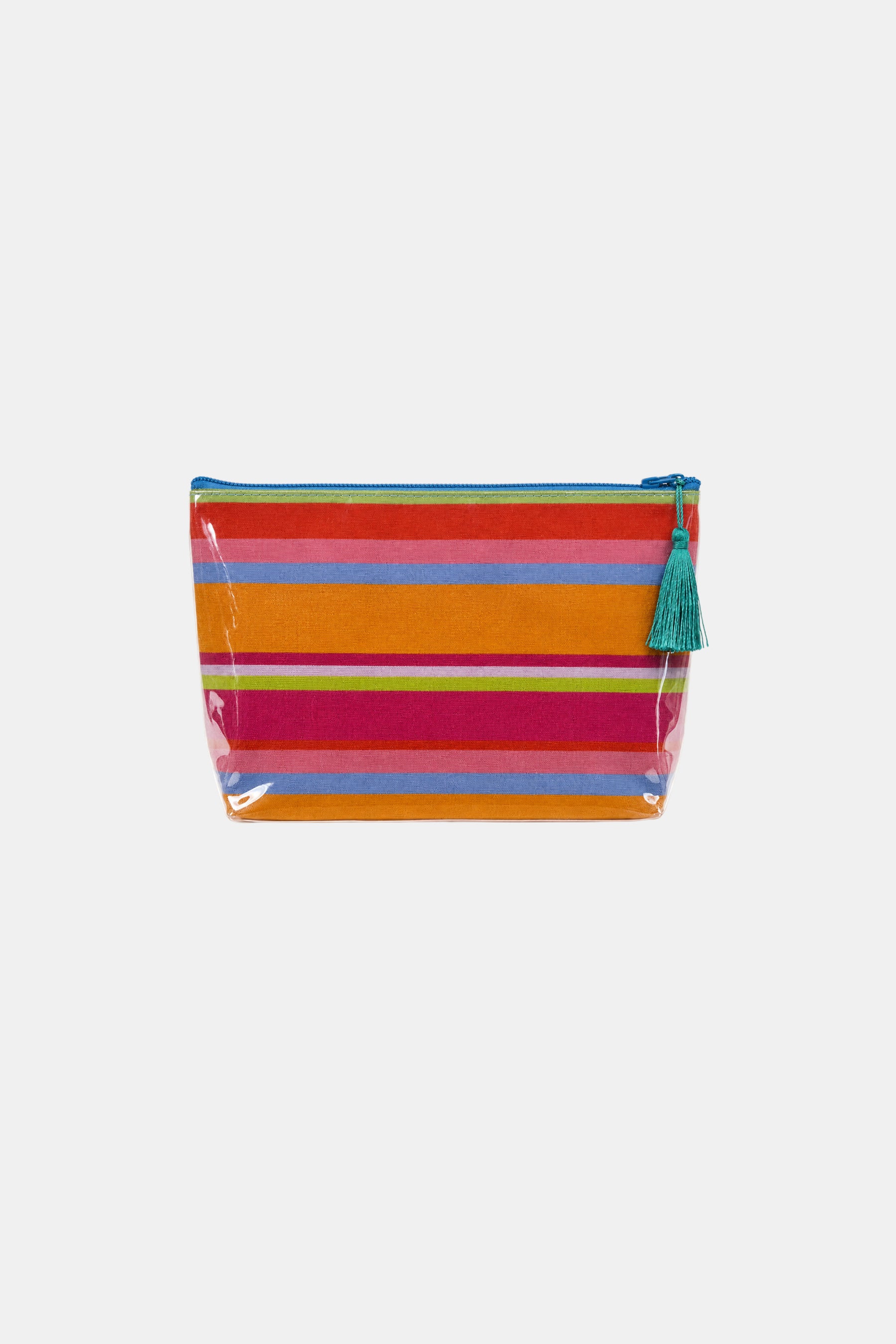 Shell & Sail Makeup Bag - Popsicle Stripe