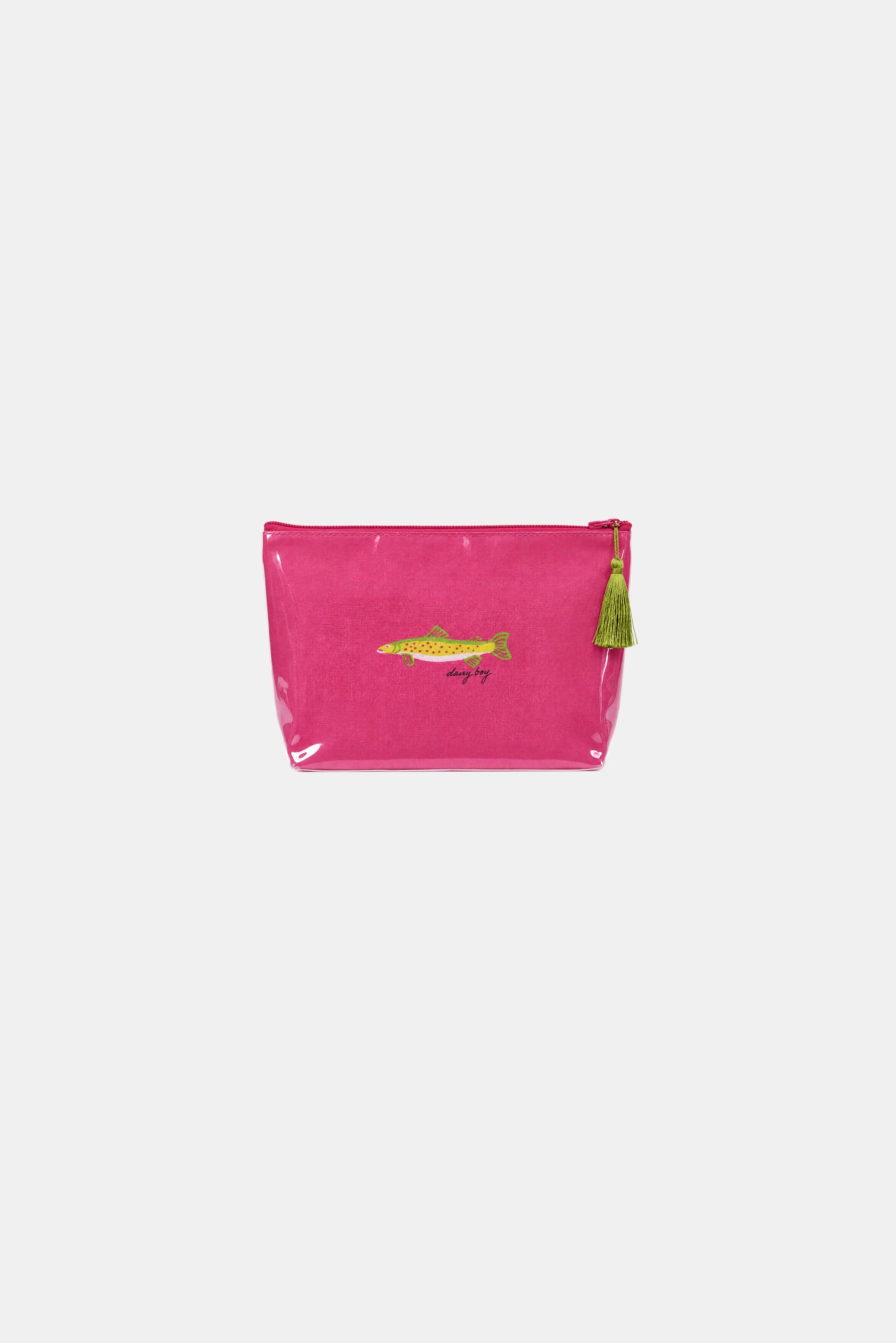 Shell & Sail Makeup Bag - Neon Fish