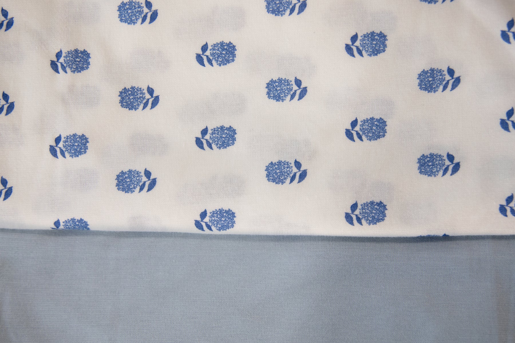 Jersey Pillowcase Set - Bluebell Floral
