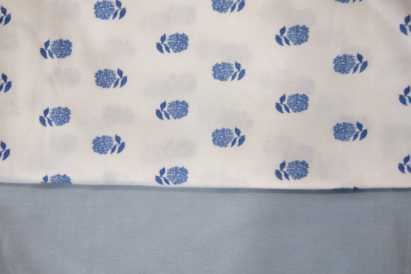 Jersey Pillowcase Set - Bluebell Floral
