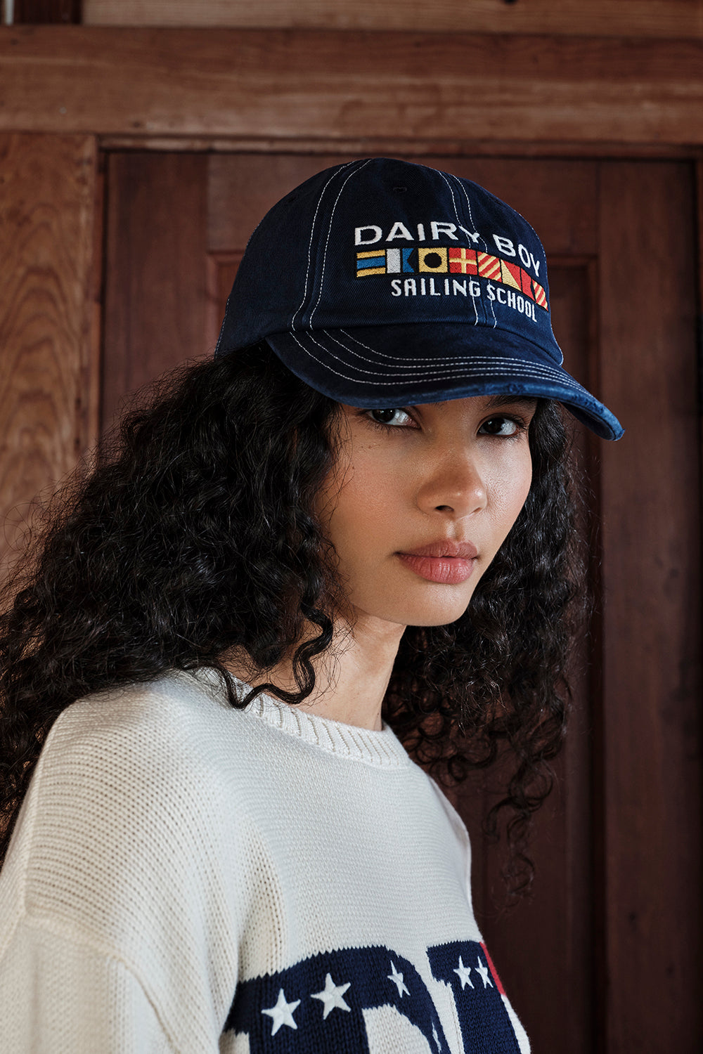 Sailing School Baseball Hat - Classic Navy
