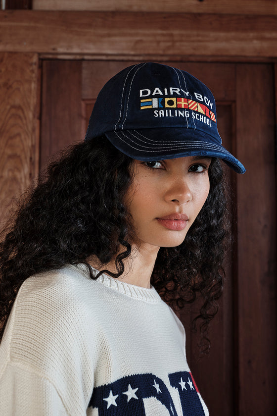 Sailing School Baseball Hat - Classic Navy