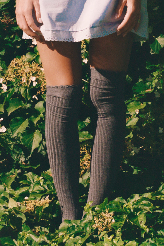 Boot Sock - Grey Lady