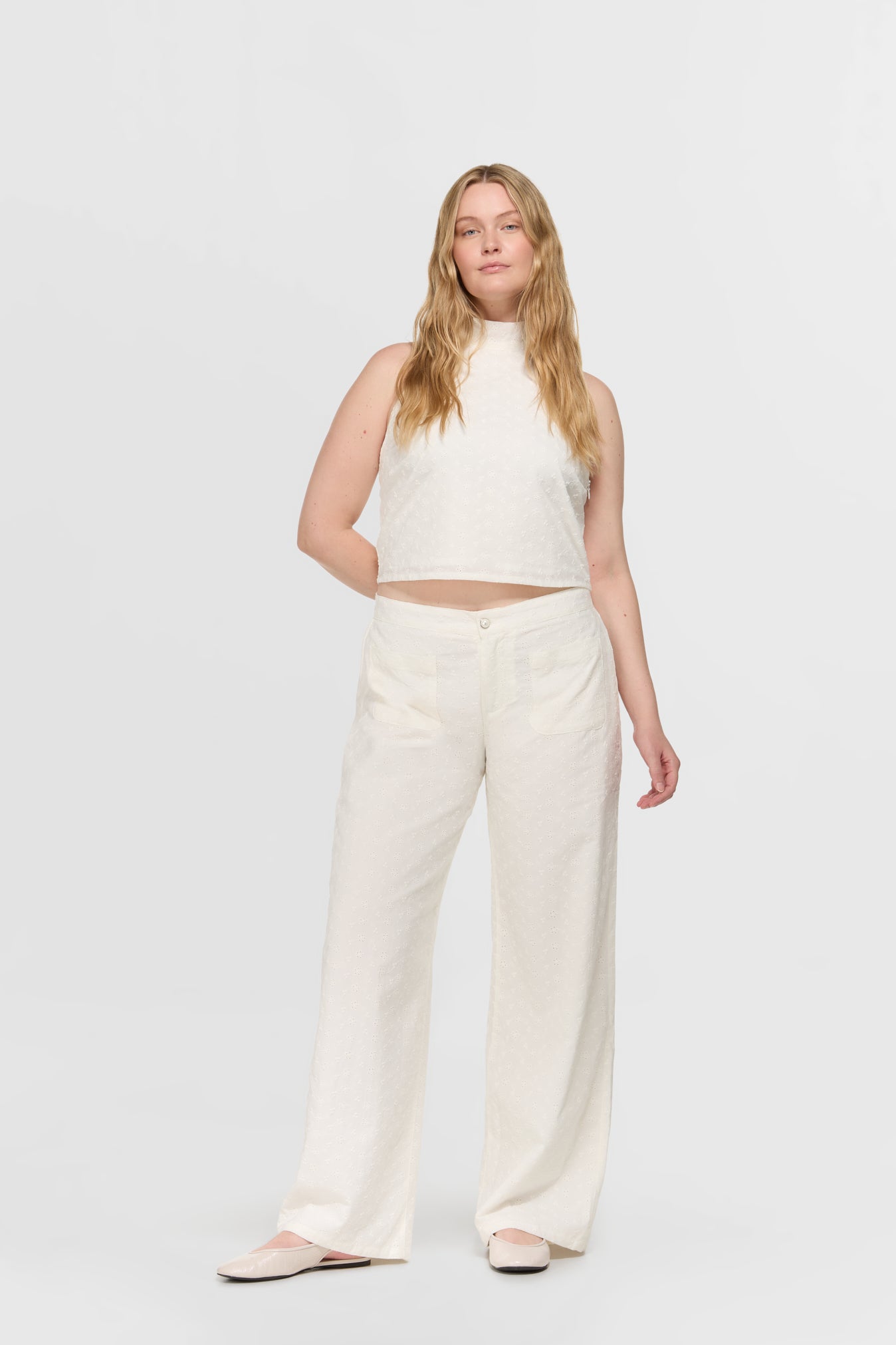 Frances Eyelet Pant