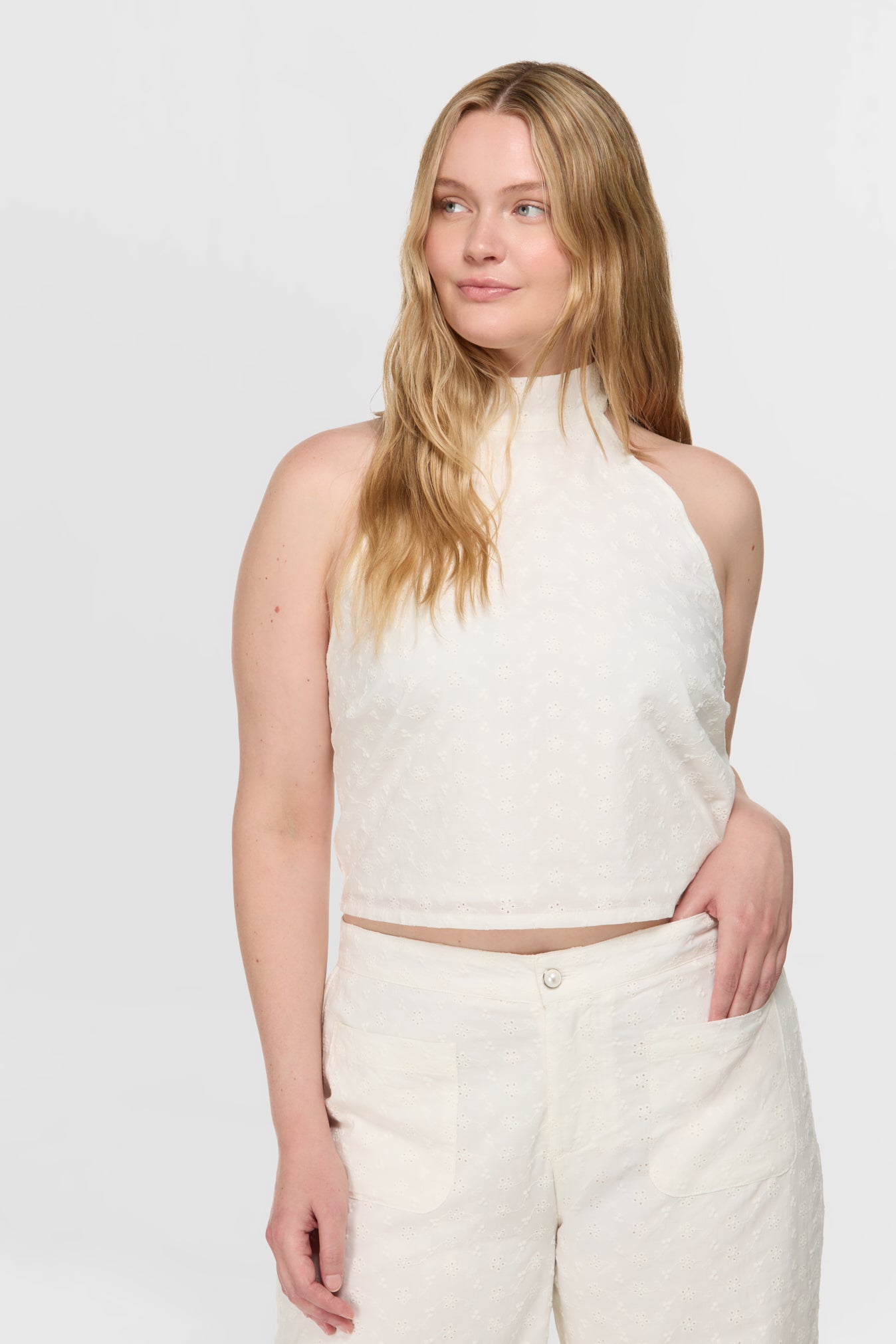 Frances Eyelet Top