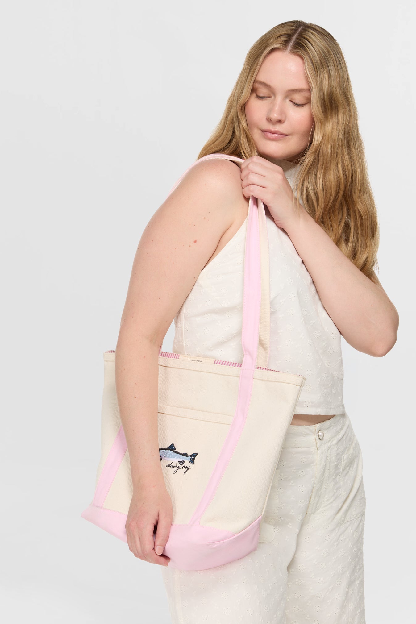 Fish Tote - Pink