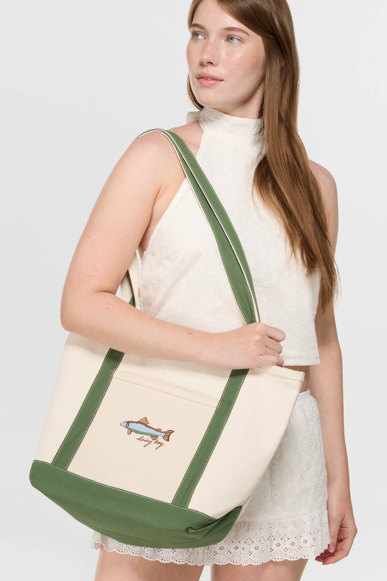 Fish Tote - Green
