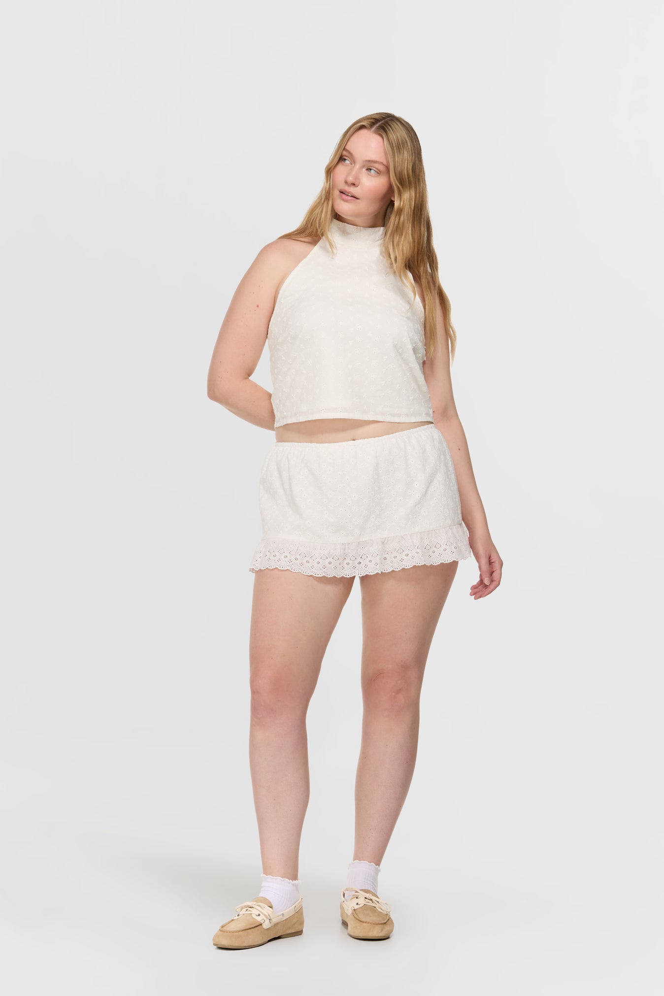 Frances Eyelet Skirt