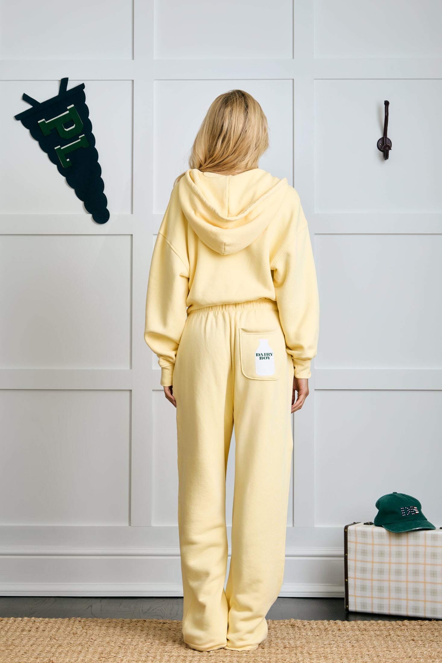 Milk Bottle Sweatpants - Yellow