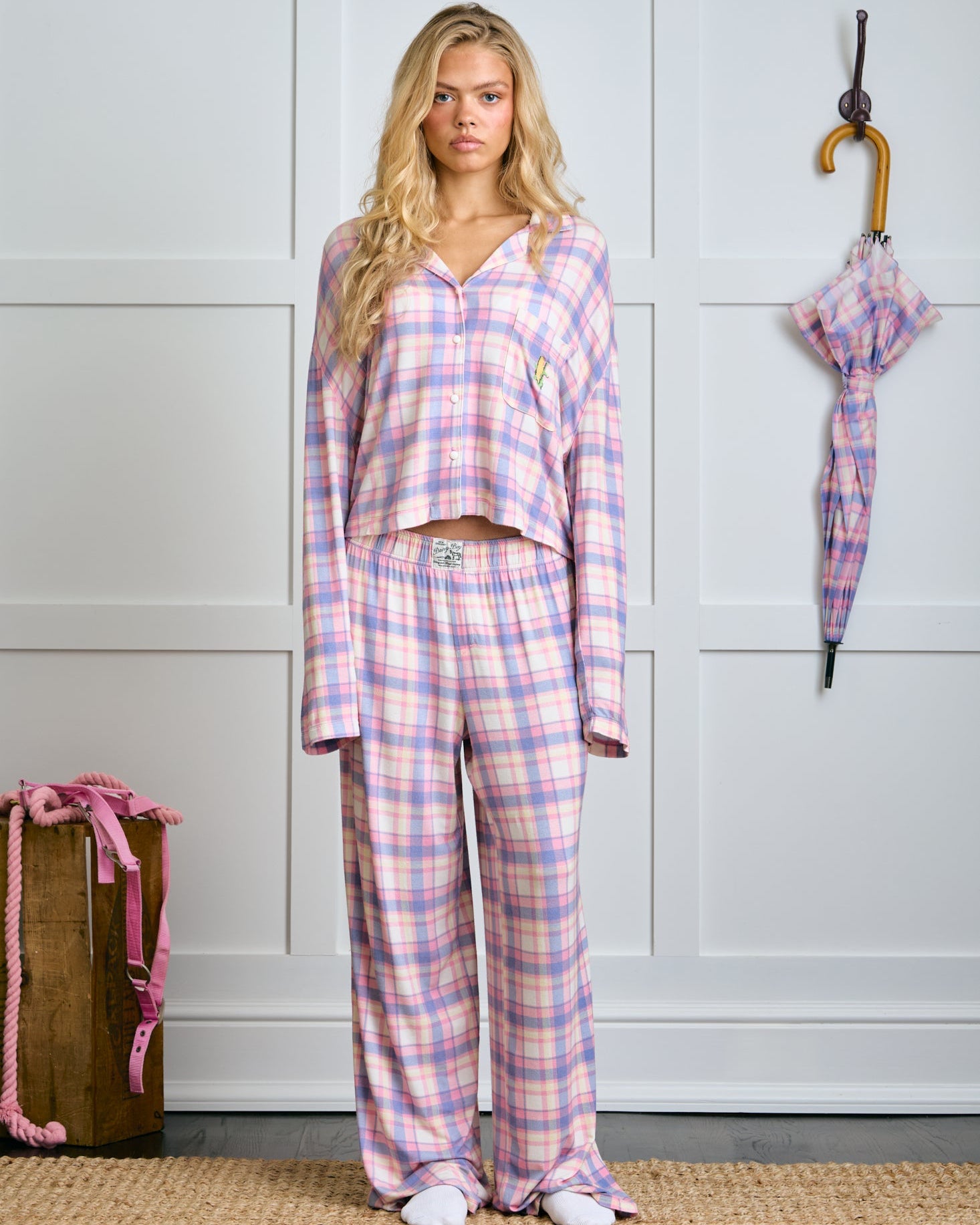 Garden Bed Sleep Set - Corn in Country Check