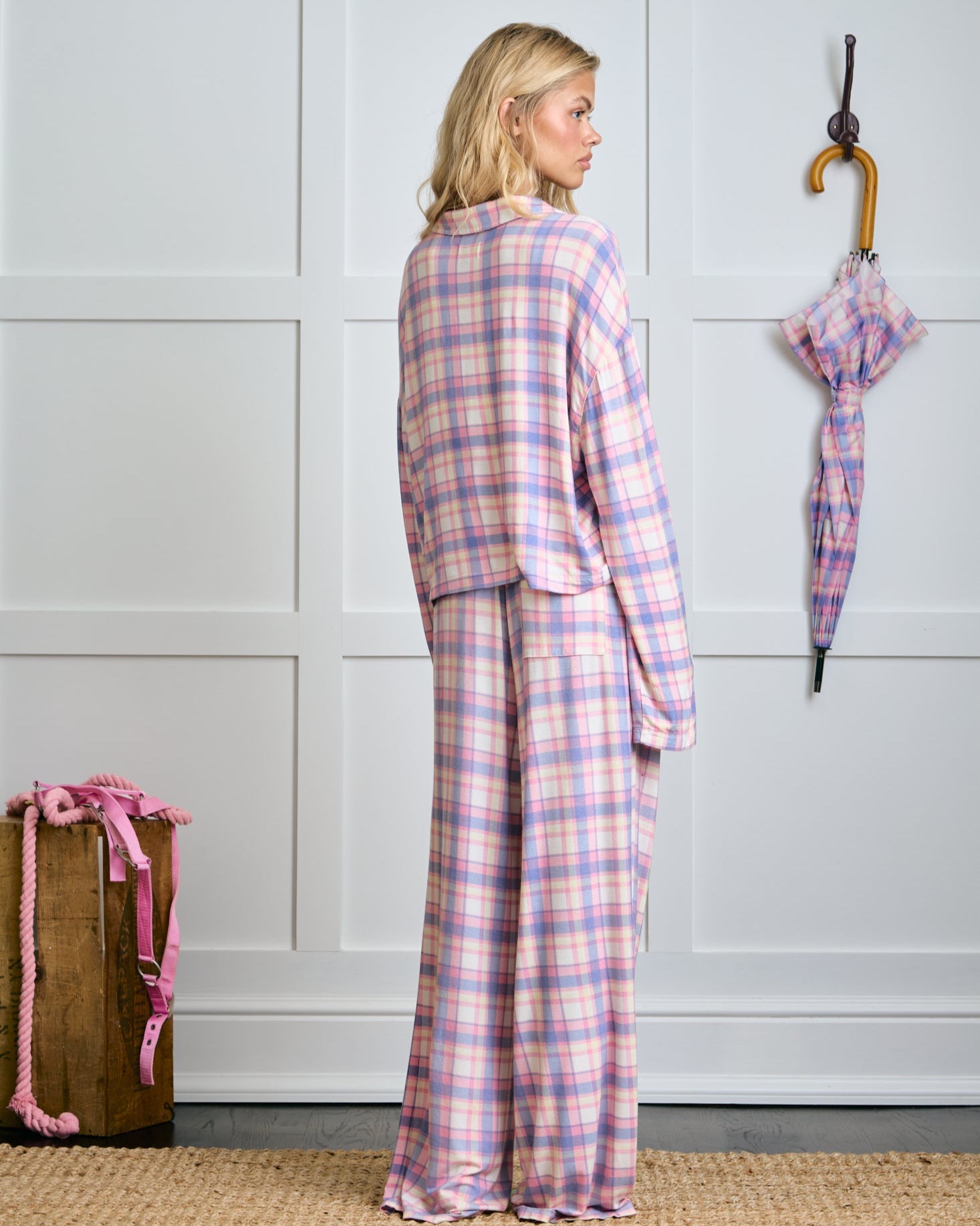 Garden Bed Sleep Set - Corn in Country Check