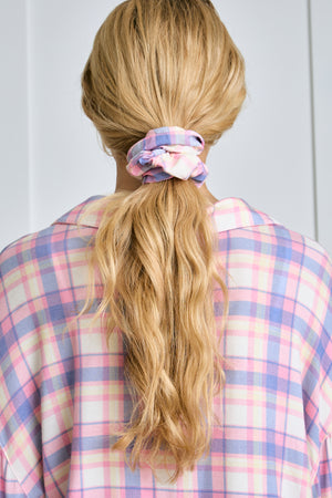 Garden Bed Scrunchie - Country Check