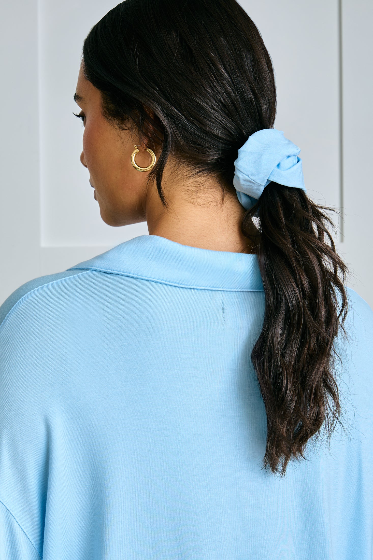 Garden Bed Scrunchie - Cool Blue