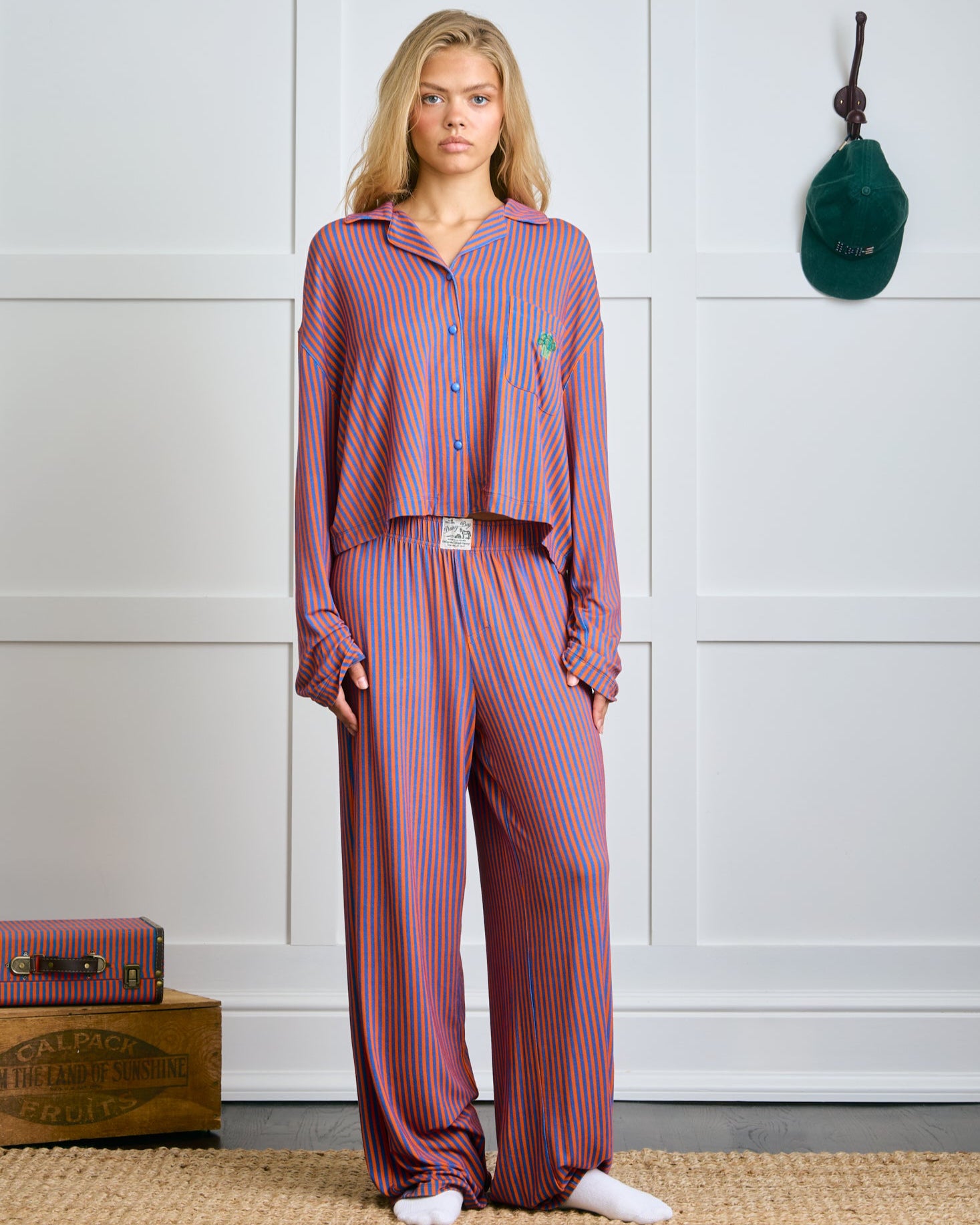 Garden Bed Sleep Set - Broccoli in Penny Lane