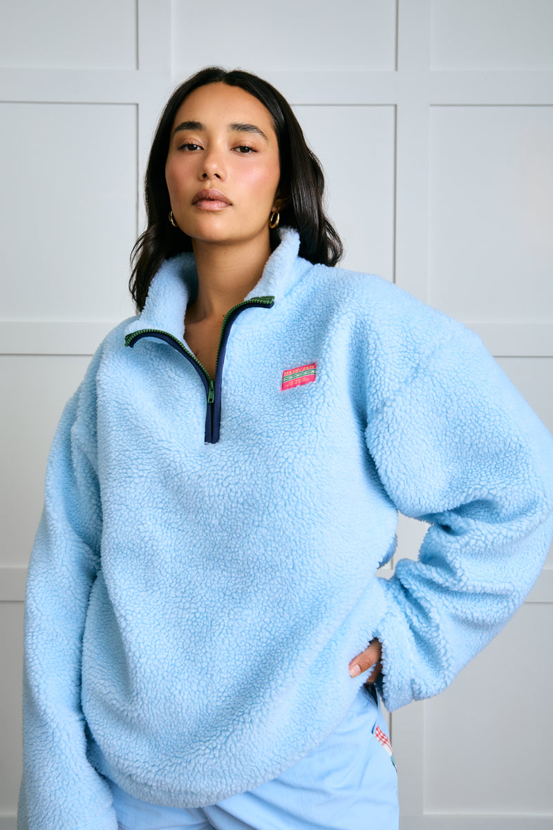 Green Mountain Fleece - Carolina Blue