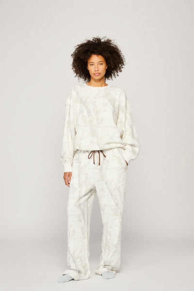 Straight Leg Sweatpant - Woodland Camo