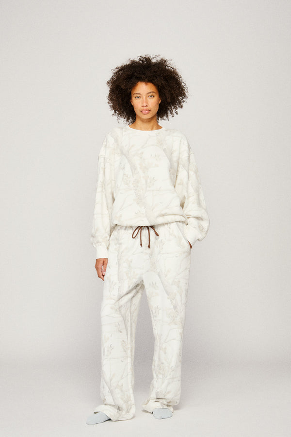 Straight Leg Sweatpant - Woodland Camo