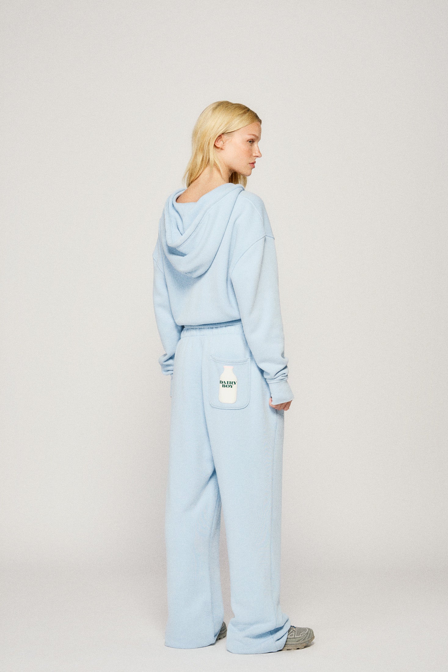 Milk Bottle Sweatpant - Icy Blue - Dairy Boy